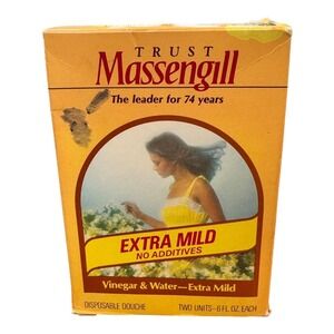 Massengill 70s 80 Disposable Douche 6 Fl‎ Oz Twin Extra Mild VTG Rare Prop